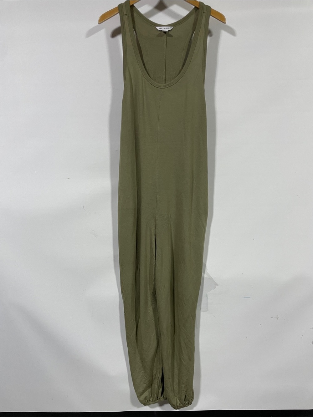 Athleta Olive Green Maxi Dress